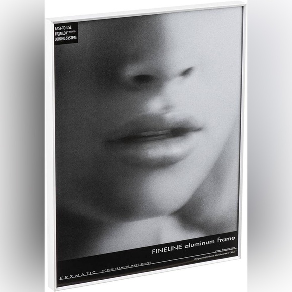Framatic Fineline 8x8" Aluminum Frame with a Thin Face for a 5x5" Photograph, - Picture 1 of 8